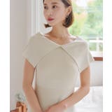 エクリュ | マルチway フィット＆フレアオフショルニットワンピース［E3410］ | KOBE LETTUCE