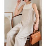 ベージュ | リネンタッチオールインワン［E3498］ | KOBE LETTUCE