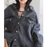 ブラック | ビッグシルエットデニムジャケット［K1321］ | KOBE LETTUCE