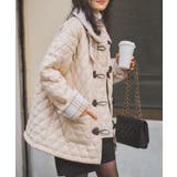 ライトベージュ | キルティングダッフルコート［K1365］ | KOBE LETTUCE