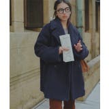 ネイビー | ビッグカラーボアコート［K1392］ ビッグカラー ボア | KOBE LETTUCE