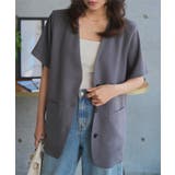 グレー | 半袖エアリージャケット［K1405］ | KOBE LETTUCE