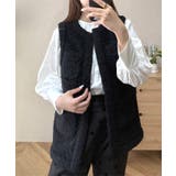 ブラック | シャギーツイードジレ シャギー ツイード | KOBE LETTUCE