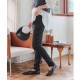 ブラック | 【裏起毛】ストレッチレギンスパンツ［M172A］ | KOBE LETTUCE