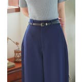 ネイビー | 選べるサイズ カーブすぎないカーブパンツ［M4053］ | KOBE LETTUCE