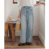 ライトブルー | サイドフリンジラインデニムパンツ | KOBE LETTUCE