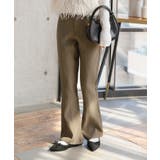 ブラウン | [ Petitle / プチレ ] センターシームフレアパンツ［M4218］ | KOBE LETTUCE