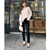 インディゴ | [ 岡部あゆみさんコラボ ］スリムストレートデニム［M4245］ | KOBE LETTUCE