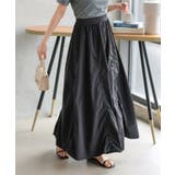 ブラック | [ Petitle / プチレ ] シャーリングデザインスカート［M4255］ | KOBE LETTUCE