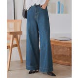 ブルー | バギーデニムパンツデニム パンツ ボトムス | KOBE LETTUCE