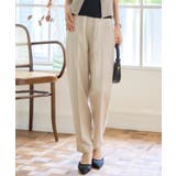 ライトベージュ | 選べるサイズ 美脚ポンチテーパードパンツ 美脚 | KOBE LETTUCE