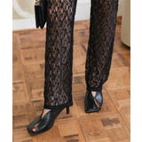 レース柄ブラック | シアーレギンス シアーレギンス レディース | KOBE LETTUCE