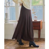 ブラウン | サテンタイトスカート［M4300］ [神戸レタス] サテン | KOBE LETTUCE