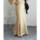 ベージュ | スウェットマーメイドスカート スウェット マーメイドスカート | KOBE LETTUCE