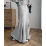 グレー | スウェットマーメイドスカート スウェット マーメイドスカート | KOBE LETTUCE