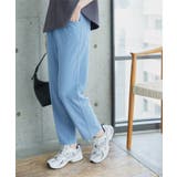 ブルー | 選べるサイズ カットソー楽々テーパードパンツ［M4328］ カットソー | KOBE LETTUCE
