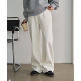 ホワイト | 裏ファーセミフレアデニムパンツ 裏ファー セミフレア | KOBE LETTUCE