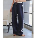 ネイビー | 脇レースダンボールカーブパンツ［M4434］ サイドレース カーブパンツ | KOBE LETTUCE