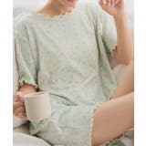 ミント花柄 | メロウショートパンツ［M4460］メロウショートパンツ レディース 春 | KOBE LETTUCE