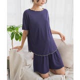 ネイビー | メロウショートパンツ［M4460］メロウショートパンツ レディース 春 | KOBE LETTUCE
