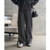 グレー | 錯覚美脚デニムカーブパンツ 錯覚美脚 デニム | KOBE LETTUCE