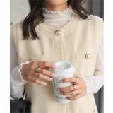 アイボリー | ノースリーブロングニットジャケット［N1172］ | KOBE LETTUCE