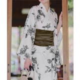 G水彩柄 | 一人で着られる ワンピース浴衣 SET | KOBE LETTUCE