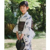 G水彩柄 | 【キッズ】ママ お姉ちゃんとお揃いにできる ワンピース浴衣SET | KOBE LETTUCE
