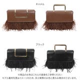 フェザーフラップメタルハンドルバッグ レディース ショルダーバッグ | KOBE LETTUCE | 詳細画像2