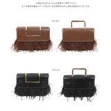 フェザーフラップメタルハンドルバッグ レディース ショルダーバッグ | KOBE LETTUCE | 詳細画像10