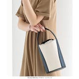 キャンバス×フェイクレザーバッグ [B1486] ハンドバッグ | KOBE LETTUCE | 詳細画像11 