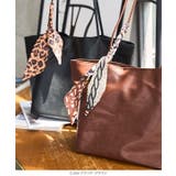 スカーフ付きフェイクレザートートバッグ スカーフ付き フェイクレザー | KOBE LETTUCE | 詳細画像8 