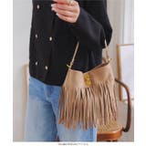 ポーチ付きフリンジデザインスエードバッグ［B1646］ ポーチ付き フリンジバッ… | KOBE LETTUCE | 詳細画像6 