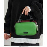 バイカラースクエアショルダーバッグ［B1671］ ショルダーバッグ バイカラー | KOBE LETTUCE | 詳細画像5 