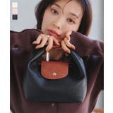3way バイカラーフラップ付きハンドバッグ［B1691］ 3way | KOBE LETTUCE | 詳細画像1 
