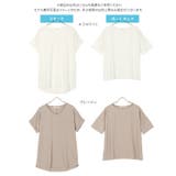 [ ASELEAR ]選べる2タイプ 汗染み防止ゆるTシャツ［C3615］ | KOBE LETTUCE | 詳細画像16 