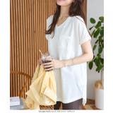 [ ASELEAR ]選べる2タイプ 汗染み防止ゆるTシャツ［C3615］ | KOBE LETTUCE | 詳細画像6 