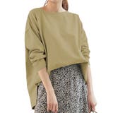 オリーブ | 選べるデザイン コットン100%ゆったりボーダーチュニックカットソー | KOBE LETTUCE