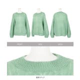 モヘアタッチ透けニット レディース トップス | KOBE LETTUCE | 詳細画像14