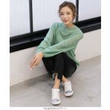 モヘアタッチ透けニット レディース トップス | KOBE LETTUCE | 詳細画像12