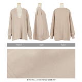 深Vキーネックスウェットプルオーバー レディース トップス | KOBE LETTUCE | 詳細画像14