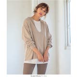 深Vキーネックスウェットプルオーバー レディース トップス | KOBE LETTUCE | 詳細画像8