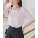 ピンク | 選べるタイプ 前身二重スムースカットソートップス［C4684］ | KOBE LETTUCE