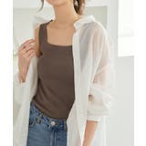 モカ | スクエアネックスリーブレスニット［C4794］ | KOBE LETTUCE