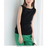 [ 選べる2タイプ ] ボートネックノースリーブリブニット［C4702］ | KOBE LETTUCE | 詳細画像30 