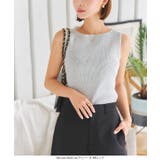 [ 選べる2タイプ ] ボートネックノースリーブリブニット［C4702］ | KOBE LETTUCE | 詳細画像26 