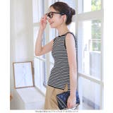 [ 選べる2タイプ ] ボートネックノースリーブリブニット［C4702］ | KOBE LETTUCE | 詳細画像10 