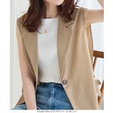 [ 選べる2タイプ ] ボートネックノースリーブリブニット［C4702］ | KOBE LETTUCE | 詳細画像18 