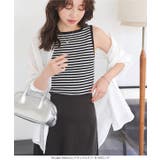 [ 選べる2タイプ ] ボートネックノースリーブリブニット［C4702］ | KOBE LETTUCE | 詳細画像14 