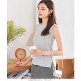 [ 選べる2タイプ ] ボートネックノースリーブリブニット［C4702］ | KOBE LETTUCE | 詳細画像23 